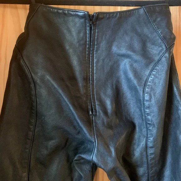 Hold for @rigel1972 VINTAGE GENUINE LEATHER VERDUCCI PANTS! - Picture 4 of 13